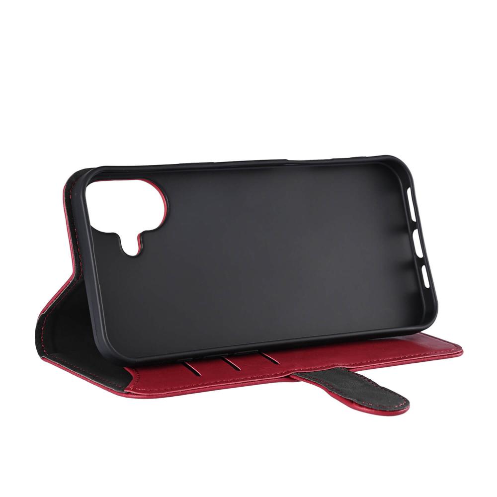 Gear Gear iPhone 16 Plus Fodral MagSeries Läder Deep Red