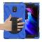 Samsung Galaxy Tab Active 3 Skal Hybrid Kickstand Rem Blå