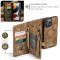 CASEME CASEME iPhone 13 Pro Max Fodral/Skal Magnet 2in1 Multifunktionell Brun