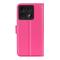  Xiaomi 14T Fodral Litchi Läder Rosa