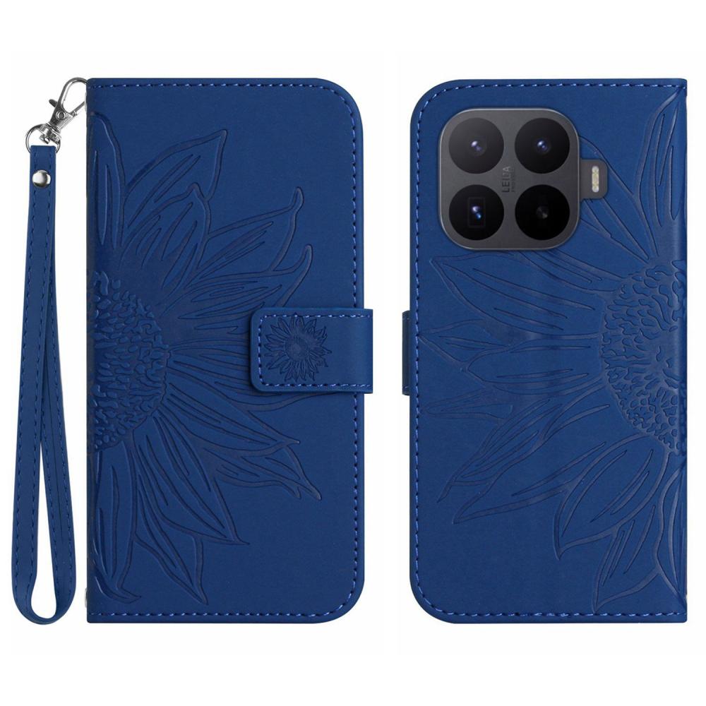  Xiaomi 17T Pro Fodral Läder Solros Blå