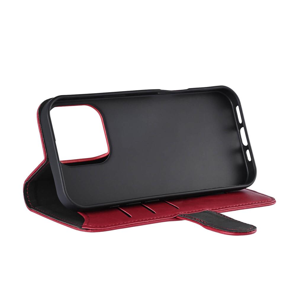 Gear Gear iPhone 16 Pro Fodral MagSeries Läder Deep Red