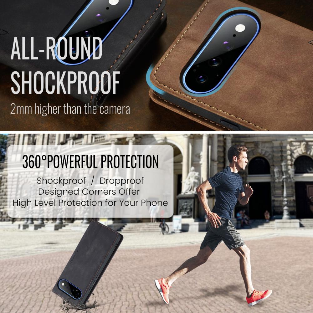 CASEME CASEME Google Pixel 11 Pro XL Fodral RFID Läder Svart