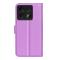  Xiaomi 14T Fodral Litchi Läder Lila