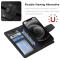  iPhone 14 2in1 Litchi Magnet Fodral / Skal Svart