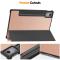  Lenovo Idea Tab Pro Fodral Tri-Fold Läder Roséguld