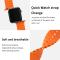 ColorPop Apple Watch 42/44/45/46/49 mm Armband Ocean Wave Orange