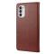  Motorola Moto G52/G82 Fodral Blommigt Tryck Brun