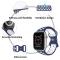 ColorPop Sportarmband Dual-Color Apple Watch 42/44/45/46/49 mm (S/M) Blå/Vit