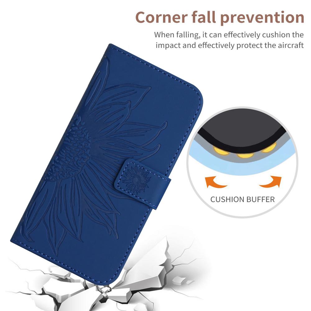  Xiaomi 17T Pro Fodral Läder Solros Blå