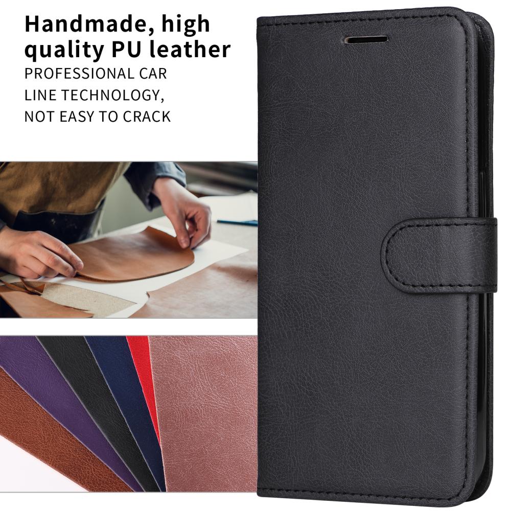  Motorola Moto G86 Power / G86 5G Fodral Läder Svart