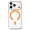  iPhone 17 Pro Max Skal MagSafe Transparent / Orange