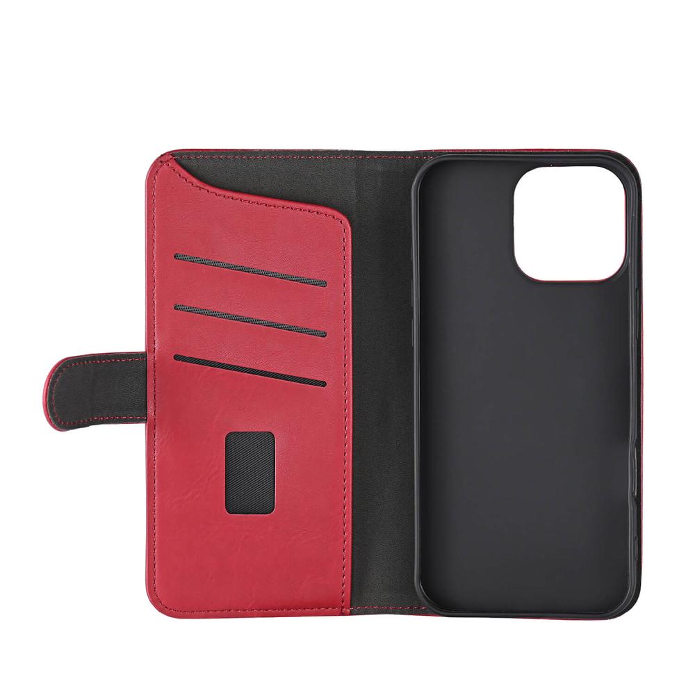 Gear Gear iPhone 16 Pro Max Fodral MagSeries Läder Deep Red