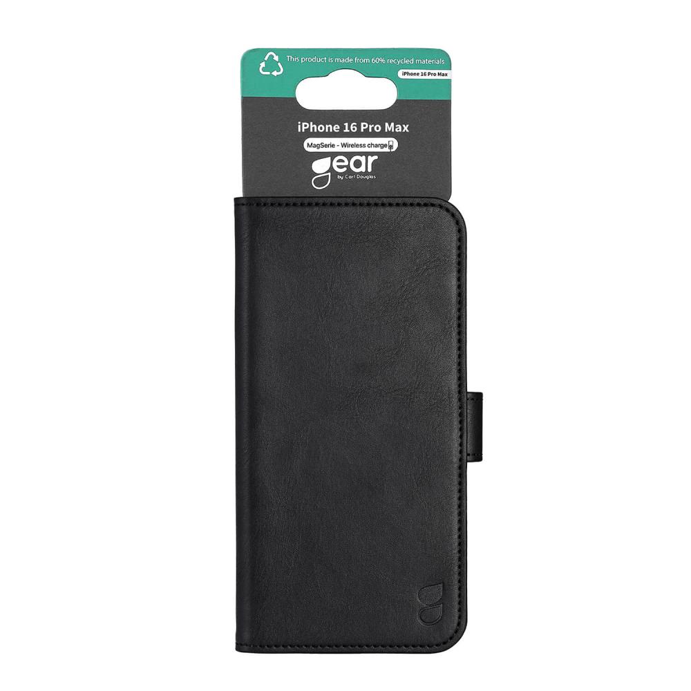 Gear Gear iPhone 16 Pro Max Fodral MagSeries Läder Svart