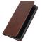  iPhone 15 Fodral Flip Läder Brun