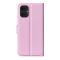  Motorola Moto G55 5G Fodral Litchi Läder Ljus Rosa