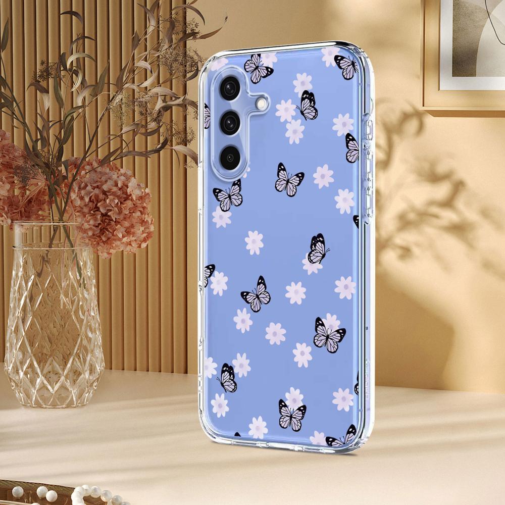  Samsung Galaxy A27 5G TPU Fjärilar/Blommor