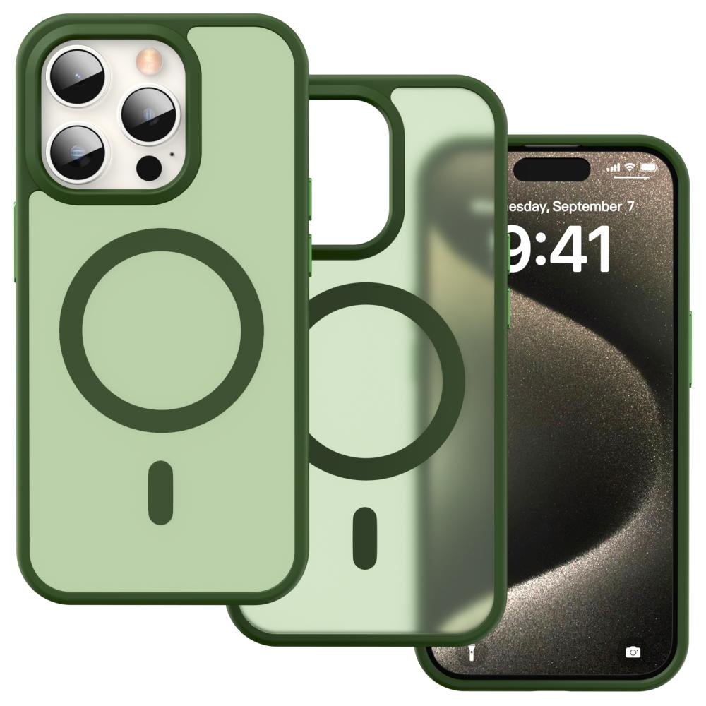 ColorPop ColorPop iPhone 15 Pro Max Skal CH MagSafe Matt Grön
