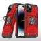  iPhone 14 Pro Skal Shockproof Hybrid Ring Röd