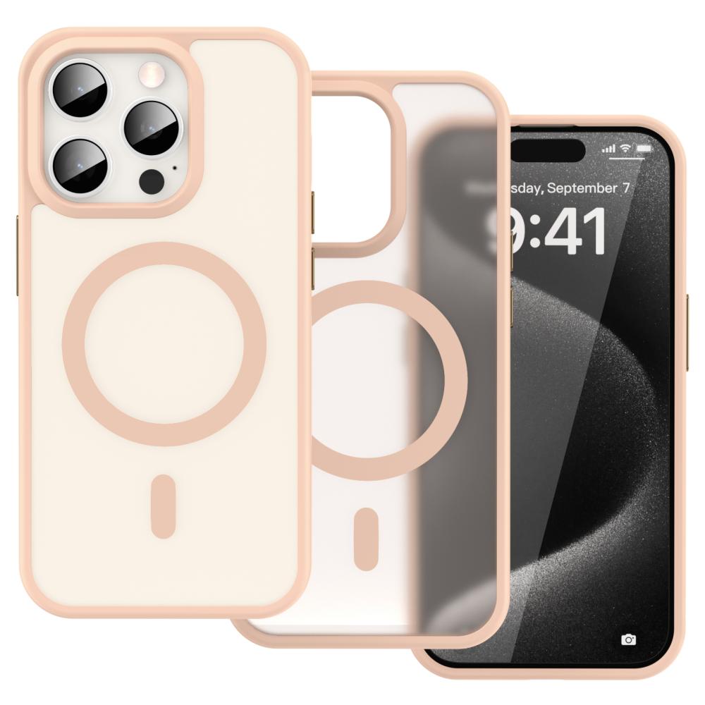 ColorPop ColorPop iPhone 15 Pro Skal CH MagSafe Matt Rosa