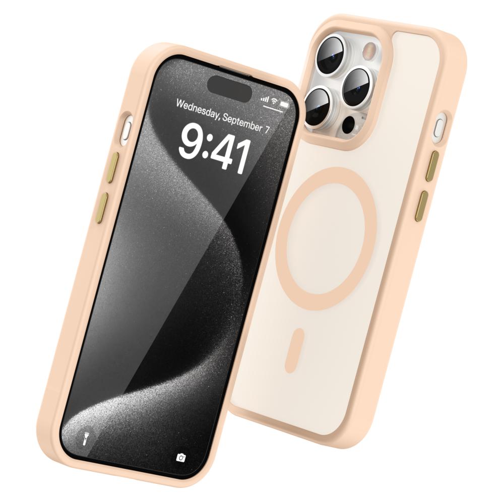 ColorPop ColorPop iPhone 15 Pro Skal CH MagSafe Matt Rosa