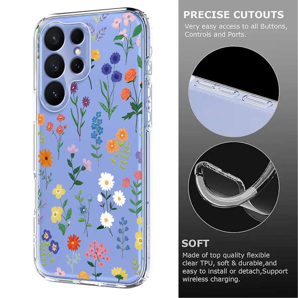  Samsung Galaxy S26 Ultra Skal Med Tryck Blommor