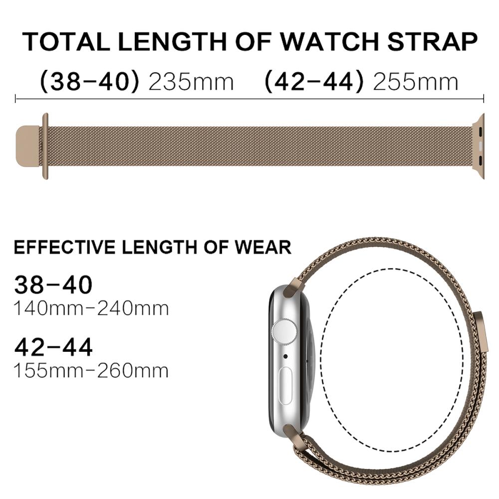 ColorPop ColorPop Milanese Loop Metall Armband Apple Watch 42/44/45/46/49 mm