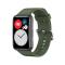  Silikon Armband För Huawei Watch Fit - Grön