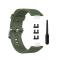  Silikon Armband För Huawei Watch Fit - Grön