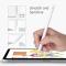  Apple Pencil 1/2 Metall Utbytesspets / Replacement Tip Vit