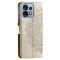 Motorola Edge 40 Pro 5G Fodral Mandala Läder Guld