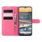  Nokia 5.3 - Litchi Plånboksfodral - Rosa