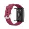  Silikon Armband För Huawei Watch Fit - Vinröd
