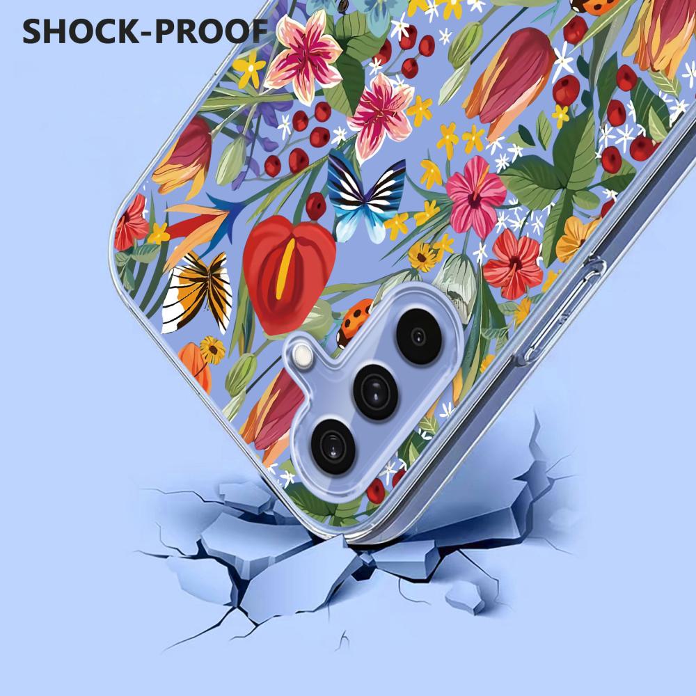  Samsung Galaxy A27 5G Skal TPU Blommor
