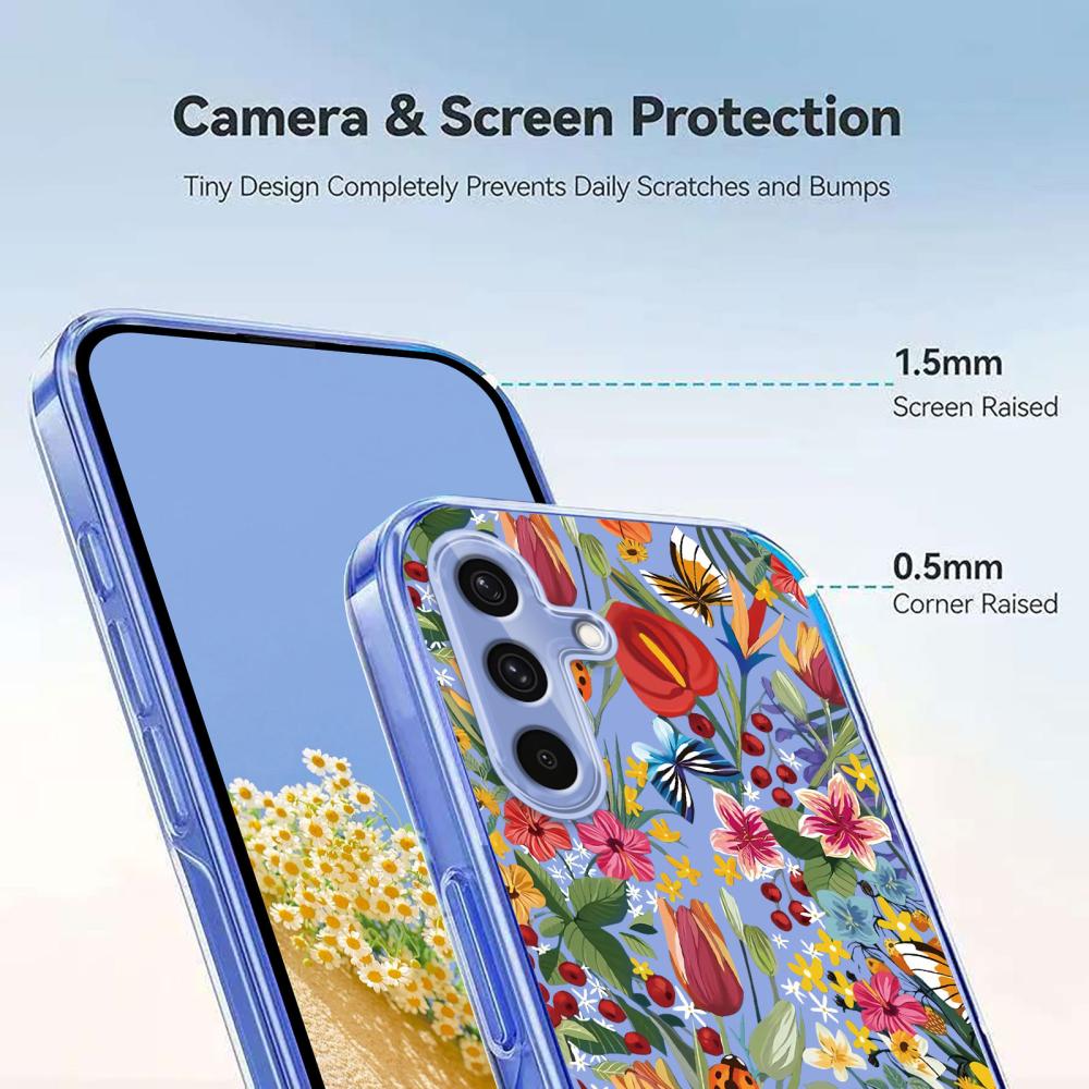  Samsung Galaxy A27 5G Skal TPU Blommor