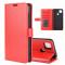  Xiaomi Redmi 9C Fodral Crazy Horse Röd