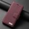  iPhone 14 2in1 Litchi Magnet Fodral / Skal Lila