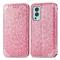  OnePlus Nord 2 5G - Mandala Tryckt Läder Fodral - Rosa