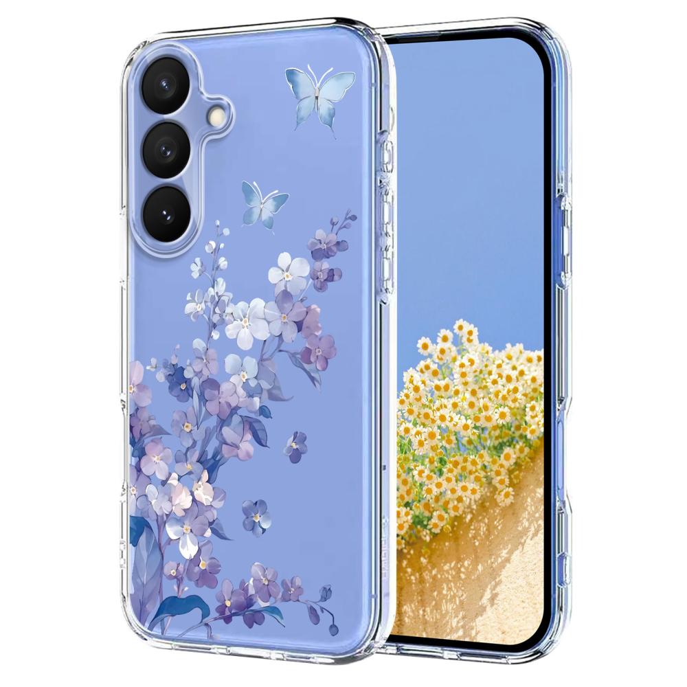  Samsung Galaxy S26 Plus Skal TPU Med Tryck Blommor