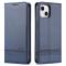 AZNS AZNS iPhone 15 Plus Fodral Flip Läder Blå