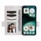  Nothing Phone 3a Lite Fodral Litchi Läder Vit