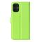  Motorola Moto G55 5G Fodral Litchi Läder Grön