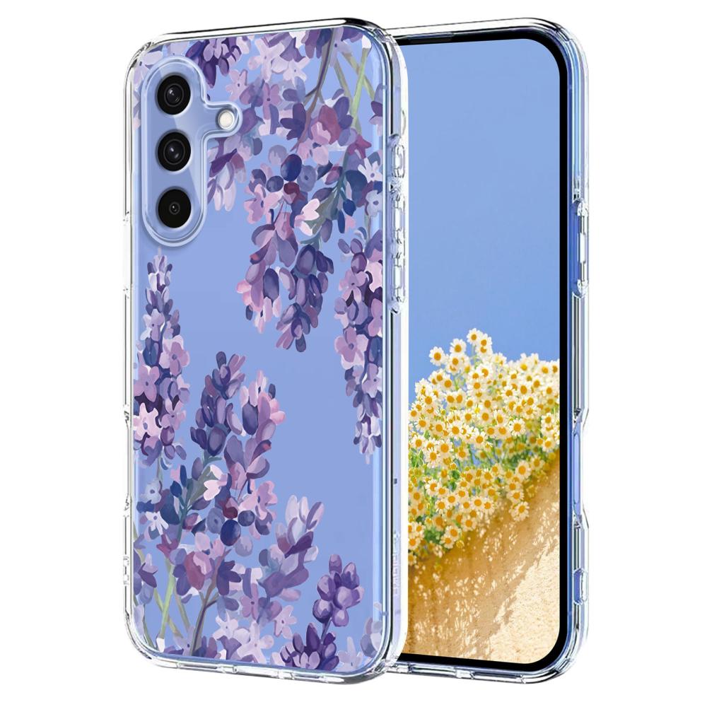  Samsung Galaxy A27 5G Skal TPU Blommor Blåregn
