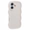  iPhone 17 Mobilskal Wavy Off White