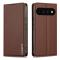 LC.IMEEKE LC.IMEEKE Google Pixel 11/11 Pro Fodral Flip Läder Brun
