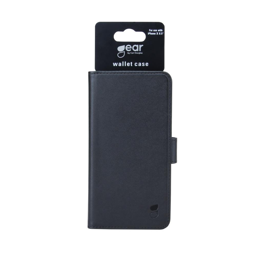 Gear GEAR iPhone Xs Max Fodral Läder Svart