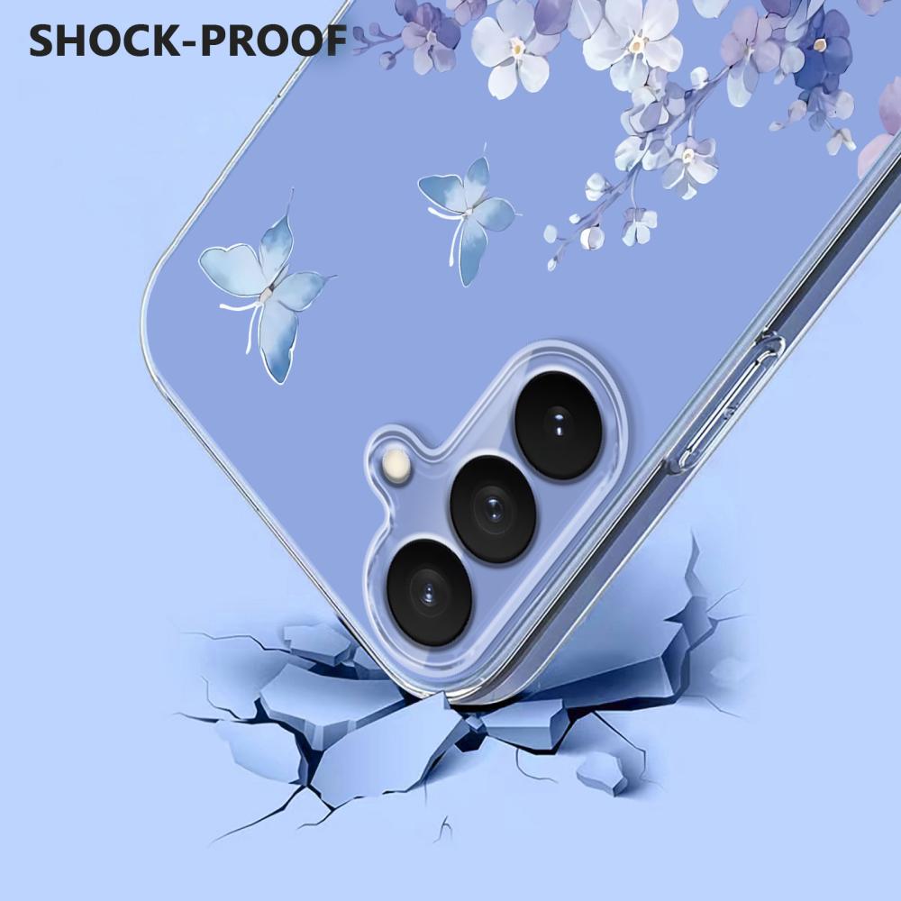  Samsung Galaxy S26 Plus Skal TPU Med Tryck Blommor