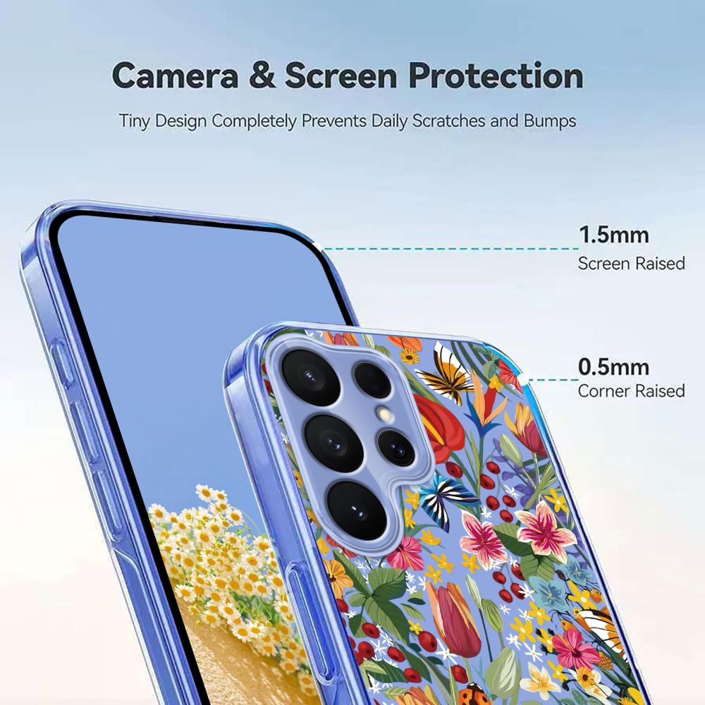  Samsung Galaxy S26 Ultra Skal Med Tryck Blommor