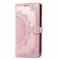  OnePlus Nord 2 5G - Mandala Läder Fodral - Roséguld