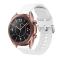  Silikon Armband För Smartwatch (20mm) - Vit